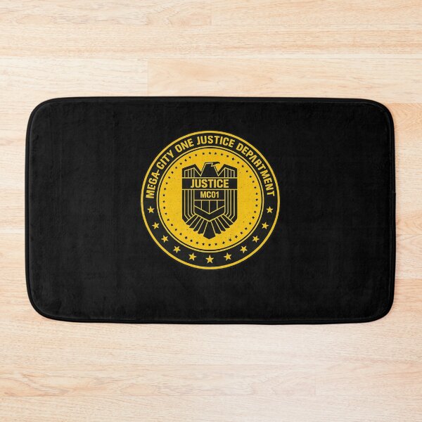 Item preview, Mega City One Justice Department Futuristic Emblem designed and sold by Ekonolotie.