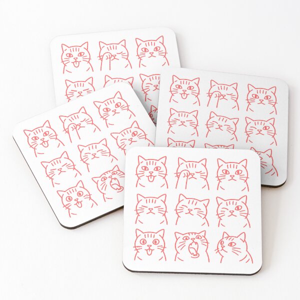 Item preview, Cats through the day designed and sold by QuirkyCritterCo.