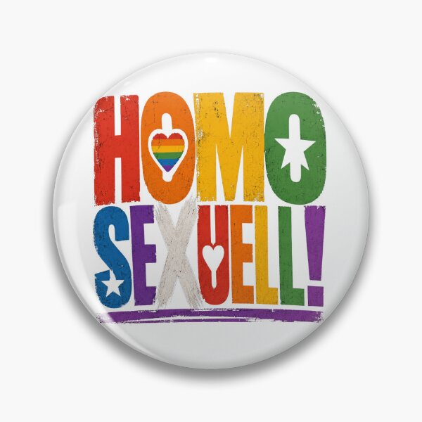 Item preview, Homo Sexual LGBTQ Pride Rainbow Vintage Design designed and sold by FrenchieFever.
