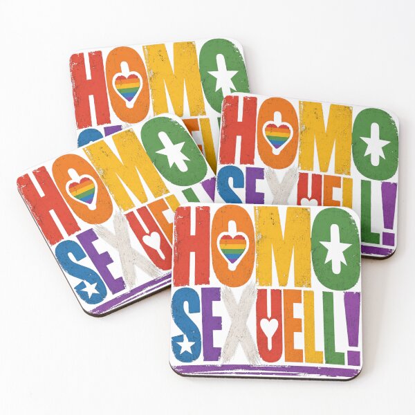Item preview, Homo Sexual LGBTQ Pride Rainbow Vintage Design designed and sold by FrenchieFever.