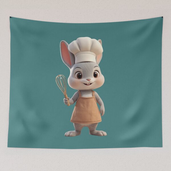 Item preview, A rabbit chef designed and sold by Art70shop.