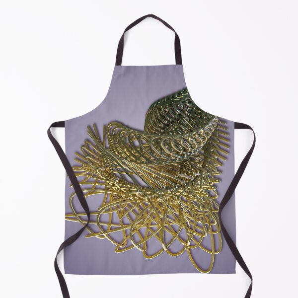 Item preview, Golden Spiral Wireframe - Abstract 3D Art - Luxury Organic Form designed and sold by Keltoi-art.