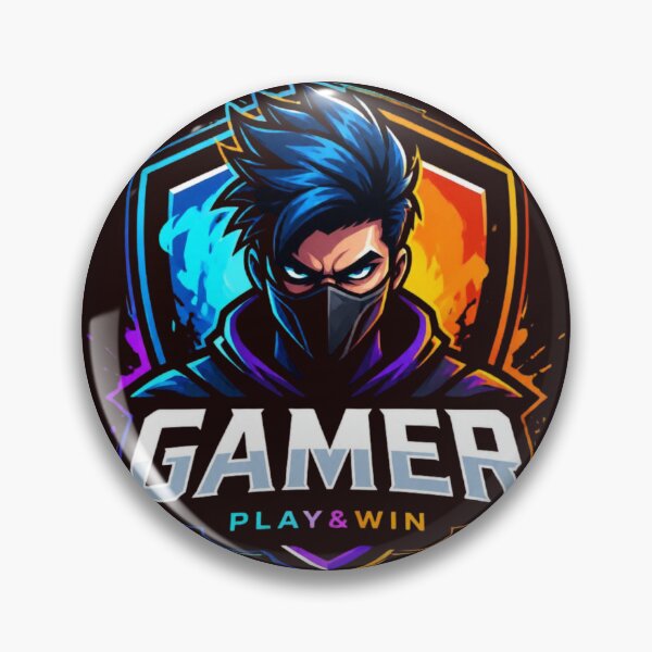 Item preview, Gamer Play and Win Esports Shield Logo designed and sold by AgnesB77.