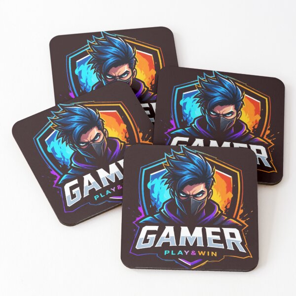Item preview, Gamer Play and Win Esports Shield Logo designed and sold by AgnesB77.