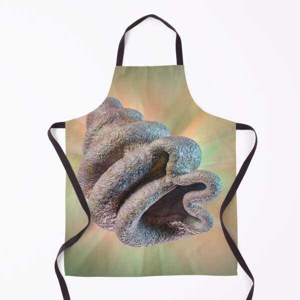 Item preview, Abstract 3D Fossil - Organic Form, Mineral Texture - Art Print designed and sold by Keltoi-art.