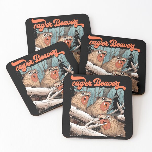 Item preview, Eager Beavers Woodland Friendship Poster Design Today Graphic designed and sold by SharoKayd.