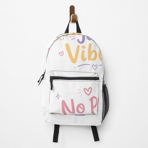 Item preview, No Plan Just Vibes Cute Kawaii Quote Design | Pastel Aesthetic Sticker designed and sold by Sanika arts .
