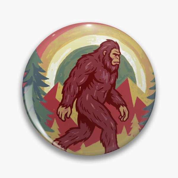 Item preview, "I'm Not Rumor, I'm a Squatch" Retro Sasquatch Poster designed and sold by BLUESKY11a.