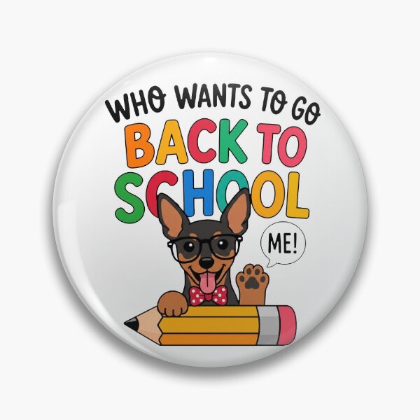 Item preview, Funny Miniature Pinscher Back To School Pencil Boys Girls Kids designed and sold by FurryHavenPH.