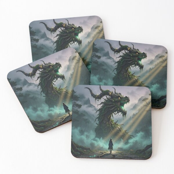 Item preview, Ancient Forest Dragon | Epic Fantasy Creature designed and sold by DreamyWallVibes.