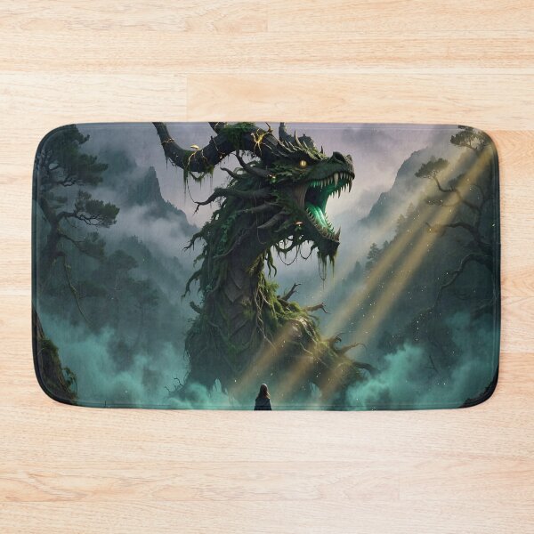 Item preview, Ancient Forest Dragon | Epic Fantasy Creature designed and sold by DreamyWallVibes.