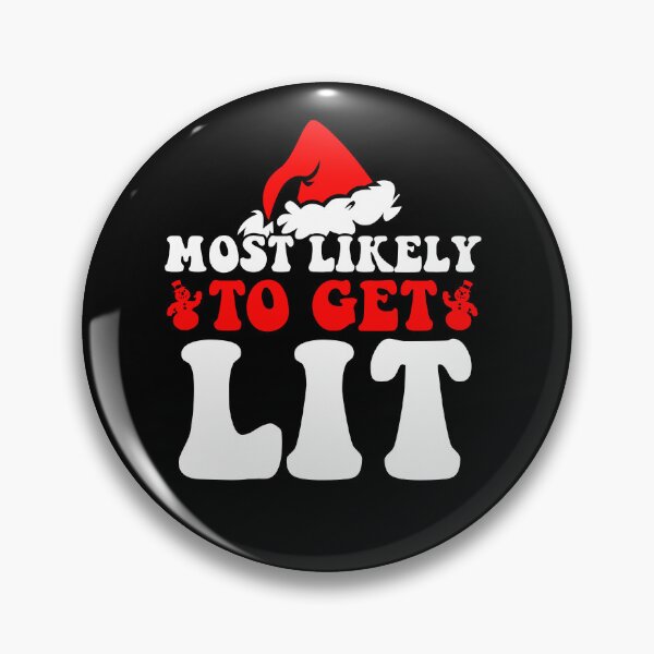 Item preview, Most Likely To Get Lit Funny Family Christmas Xmas designed and sold by CosmoKitsch.