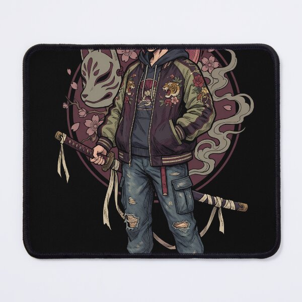 Item preview, Baiken Off-Duty Casual – Pink Hair Eyepatch Street Style designed and sold by Senpaiwaves.