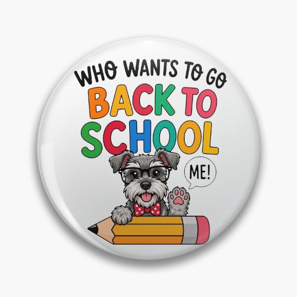 Item preview, Funny Miniature Schnauzer Back To School Pencil Boys Girls Kids designed and sold by FurryHavenPH.