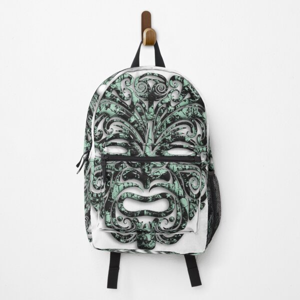 Item preview, Green Tribal Mask - PNG Sticker with Cutouts and Transparent Background - Ethnic Art designed and sold by Keltoi-art.