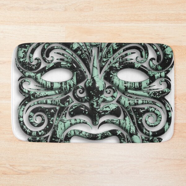 Item preview, Green Tribal Mask - PNG Sticker with Cutouts and Transparent Background - Ethnic Art designed and sold by Keltoi-art.