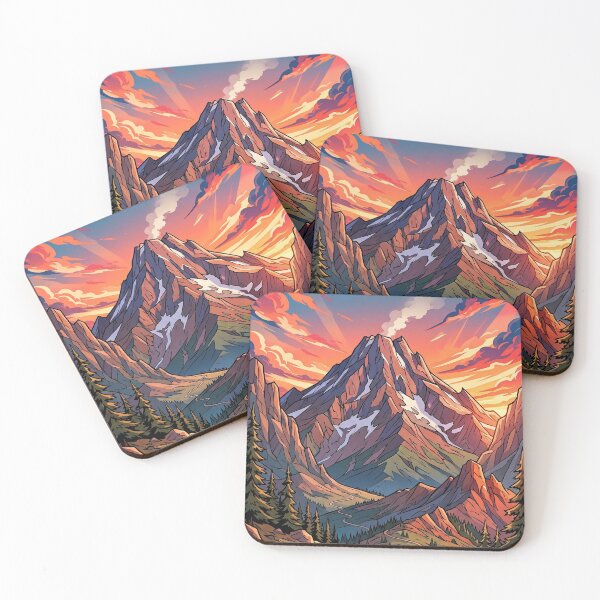Item preview, Lassen Volcanic National Park Anime Graphic designed and sold by SpiriTravels.
