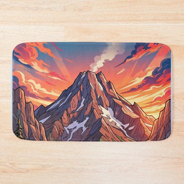 Item preview, Lassen Volcanic National Park Anime Graphic designed and sold by SpiriTravels.