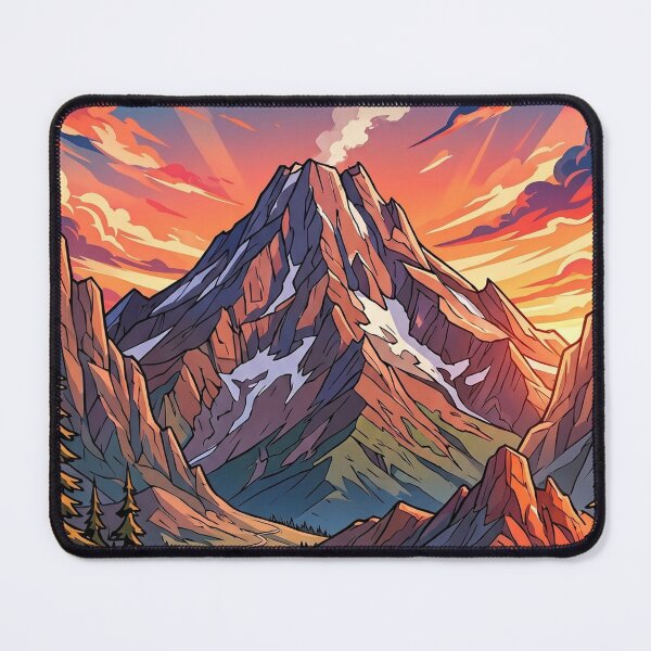 Item preview, Lassen Volcanic National Park Anime Graphic designed and sold by SpiriTravels.
