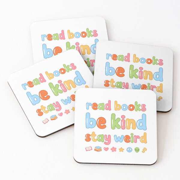 Item preview, Read Books Be Kind Stay Weird Reader Kindness Individuality designed and sold by RetroMini2026.
