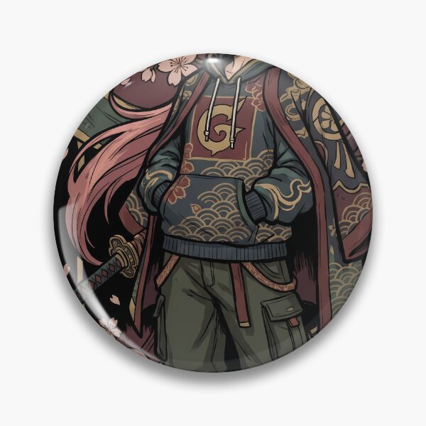 Item preview, Relaxed Baiken Guilty Gear – Modern Samurai Casual Wear designed and sold by Senpaiwaves.