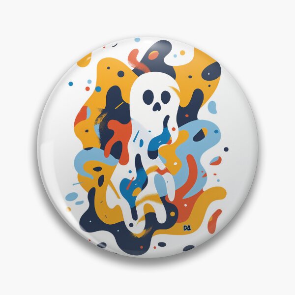 Item preview, Cute Spooky Halloween Seamless Borders Ghosts Pumpkins Skull Sticker Pack designed and sold by DesignArtist.ia.