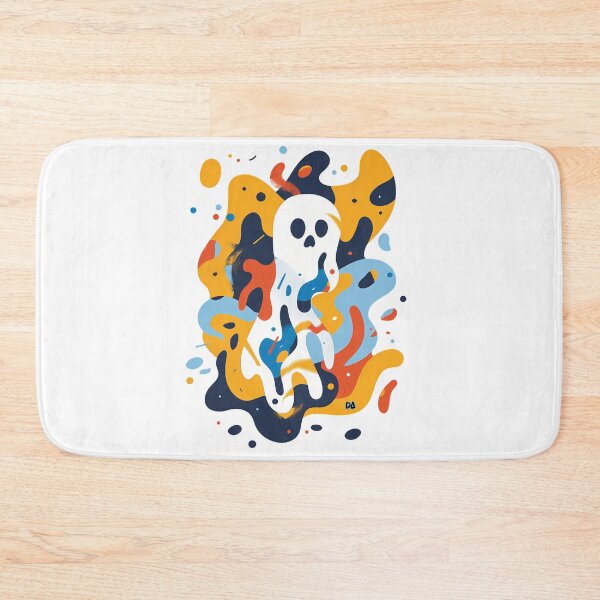 Item preview, Cute Spooky Halloween Seamless Borders Ghosts Pumpkins Skull Sticker Pack designed and sold by DesignArtist.ia.