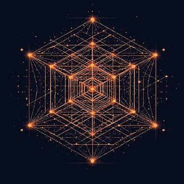 Artwork thumbnail, Nested Hypercubes by AbstractAnom