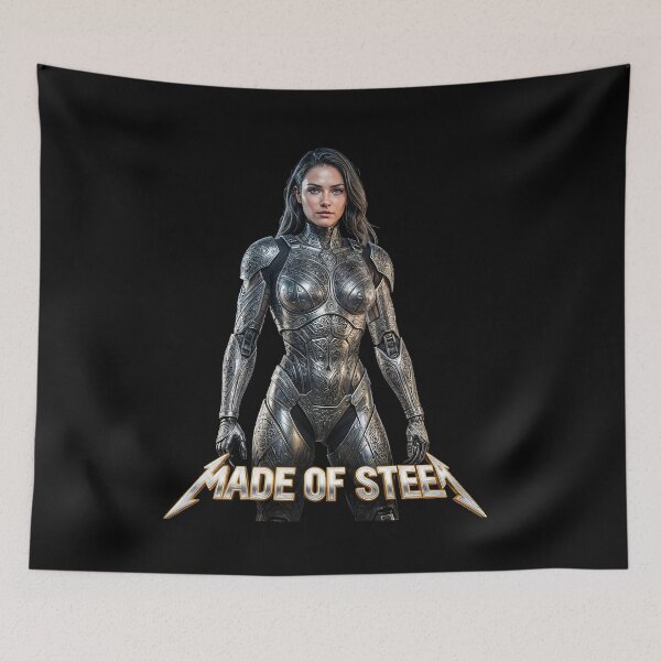 Item preview, Made of Steel - Woman -Target for the gym designed and sold by ShaDeS-AI-Art.