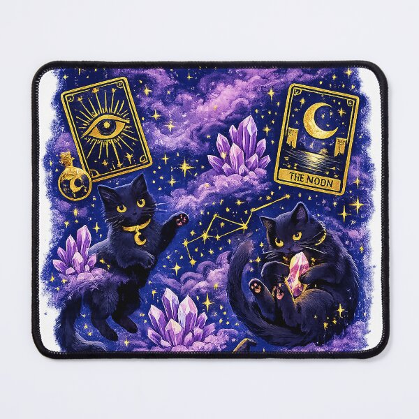 Item preview, Celestial Witch Cats of the Cosmic Tarot designed and sold by slikar.