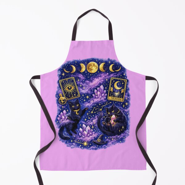 Item preview, Celestial Witch Cats of the Cosmic Tarot designed and sold by slikar.