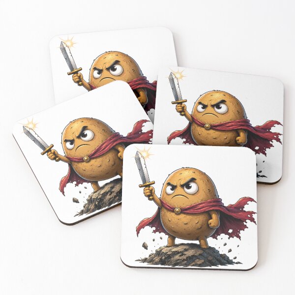 Item preview, Angry Potato Hero T-Shirt | Funny Fantasy Meme designed and sold by JustResultsCo.