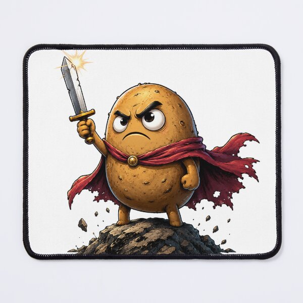 Item preview, Angry Potato Hero T-Shirt | Funny Fantasy Meme designed and sold by JustResultsCo.
