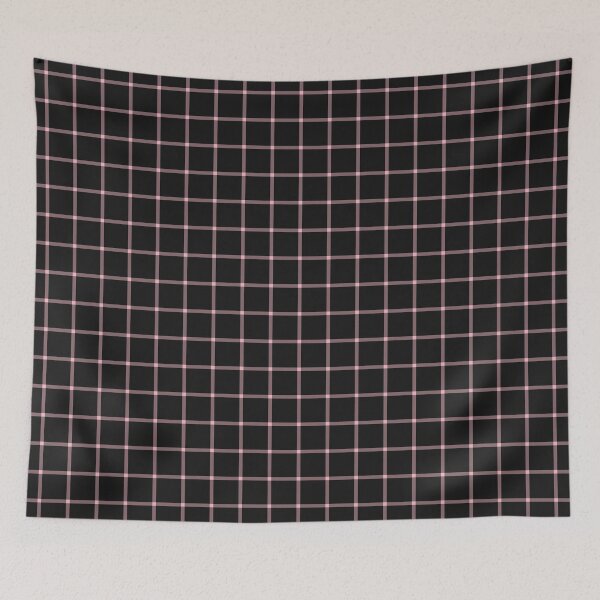 Item preview, Black And Blush Mini Gingham Pattern designed and sold by pattern-archive.