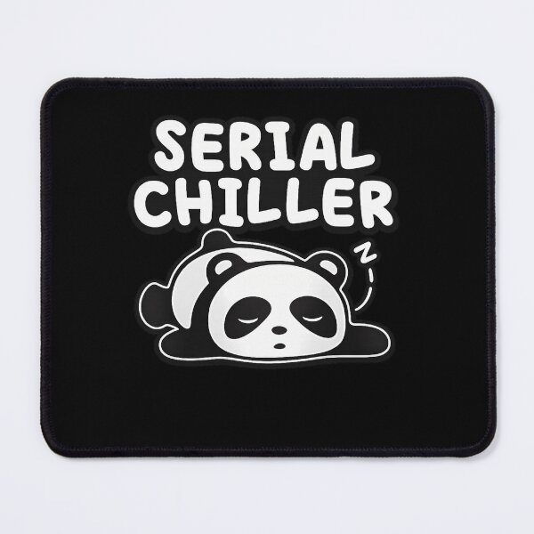 Item preview, Serial Chiller Panda Cute Lazy Humor Design designed and sold by Ekonolotie.