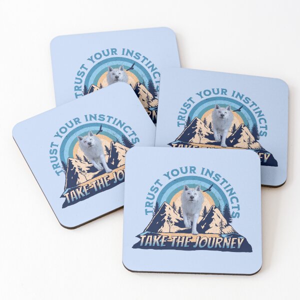 Item preview, Trust Your Instincts Arctic Wolf Adventure Art designed and sold by Vac1.