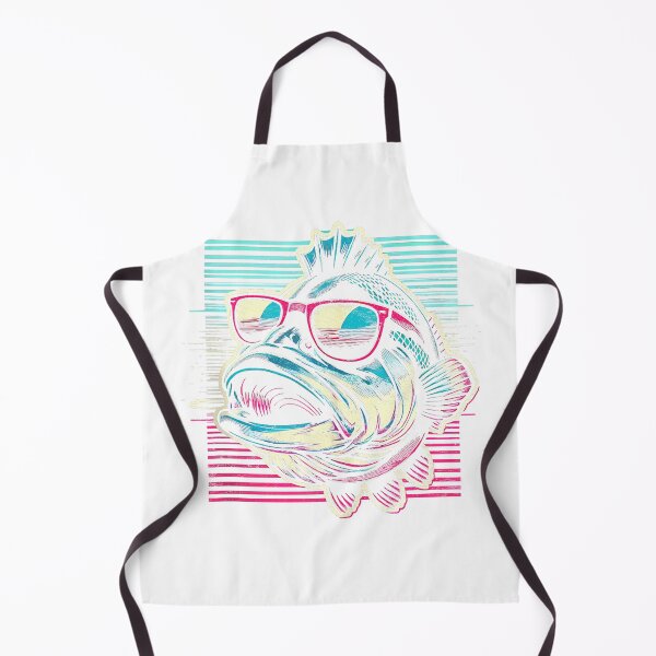 Item preview, Bigmouth Bass Fishing Vintage Mens 80's Retro Sunset Cool Tank Top designed and sold by kakashii7.