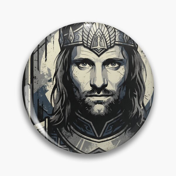 Item preview, Aragorn Strider LOTR – King Elessar Tribute designed and sold by Senpaiwaves.