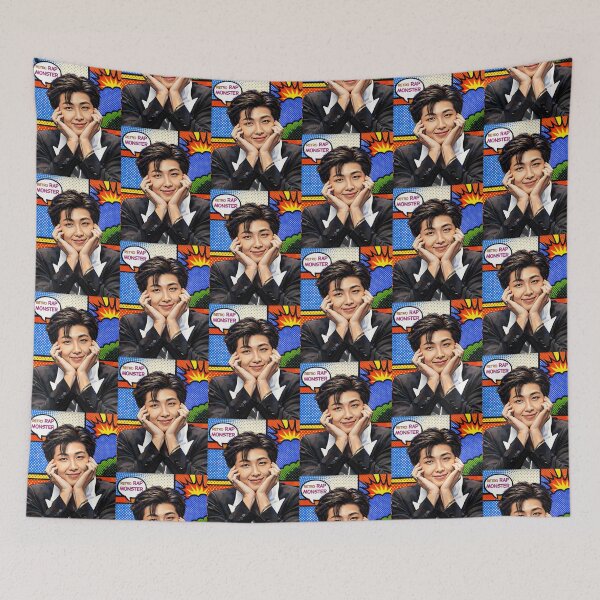 Item preview, BTS Namjoon - Rap Monster - colourful pop art - RM retro vibe designed and sold by moteesshop.