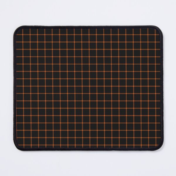 Item preview, Black And Burnt Orange Mini Gingham Pattern designed and sold by pattern-archive.