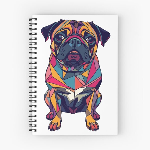 Item preview, Geometric Pug designed and sold by AbstractAnom.