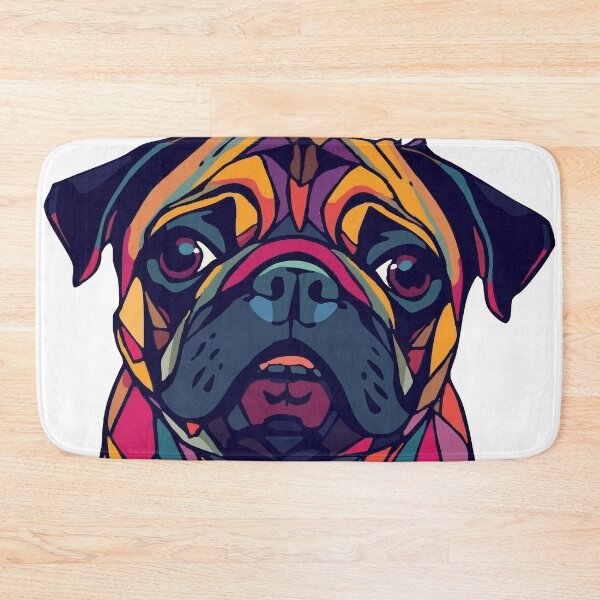 Item preview, Geometric Pug designed and sold by AbstractAnom.