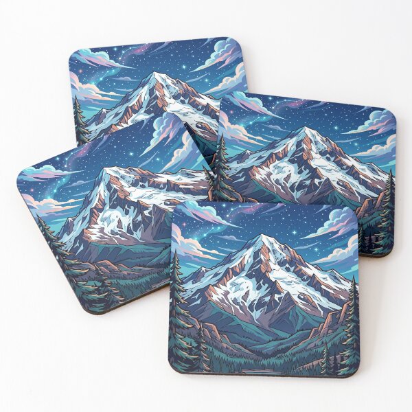 Item preview, Lassen Volcanic National Park Anime Skyline designed and sold by SpiriTravels.