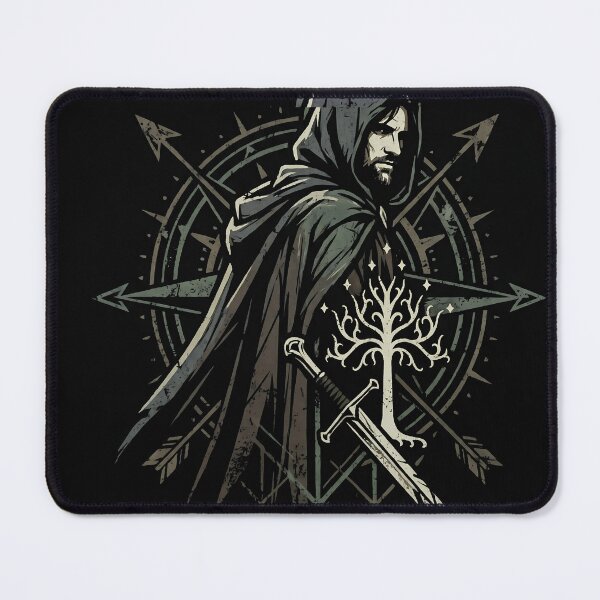 Item preview, LOTR Aragorn Ranger Cloak – Epic Fantasy Hero designed and sold by Senpaiwaves.