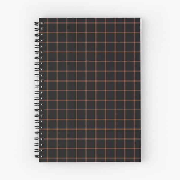 Item preview, Black And Copper Mini Gingham Pattern designed and sold by pattern-archive.