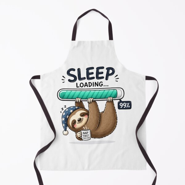 Item preview, Sleep Loading 99% T-Shirt | Funny Sloth Meme designed and sold by JustResultsCo.
