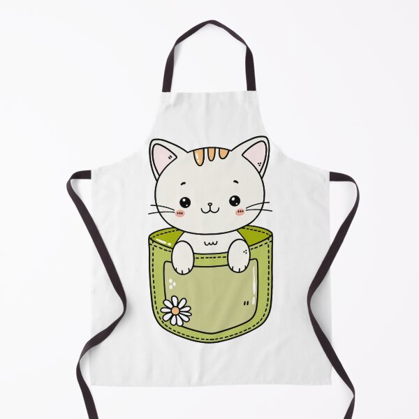 Item preview, Cute Cat in Pocket - Kawaii Cat Illustration designed and sold by SweetFury.