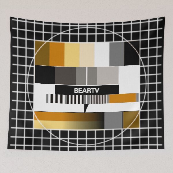 Item preview, BEAR TV Test Card designed and sold by JujuDesignX.