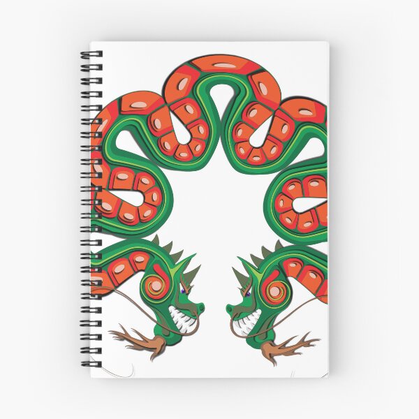 Item preview, Double Oriental Dragon - Green Red PNG Sticker - Geek T-shirt designed and sold by Keltoi-art.