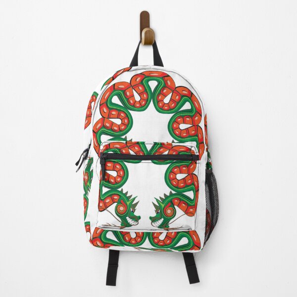 Item preview, Double Oriental Dragon - Green Red PNG Sticker - Geek T-shirt designed and sold by Keltoi-art.